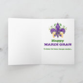 Karneval-Liliegrunge-Gruß-Karte Karte (Innenseite)