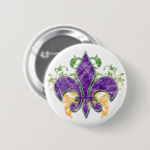 Karneval-Liliegrunge-Knopf Button (Vorne & Hinten)