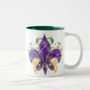 Karneval-Liliegrunge-Tasse Zweifarbige Tasse