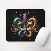 Karneval-Lilien-Entwurf Mousepad (Mit Mouse)