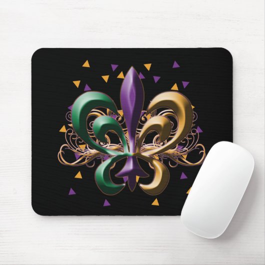 Karneval-Lilien-Entwurf Mousepad (Mit Mouse)
