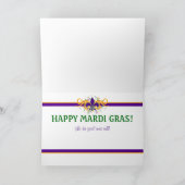 Karneval-Lilien-Gruß-Karte Karte (Innenseite)