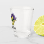 Karneval-Maske Ihr Text Schnapsglas (Rechts)