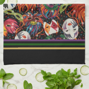 Karneval-Masken 2 Handtuch