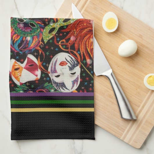 Karneval-Masken 2 Handtuch (Viertel Falte)