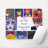 Karneval-Masken Mousepad (Mit Mouse)