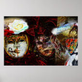 Karneval-Maskengruppe Poster (Vorne)