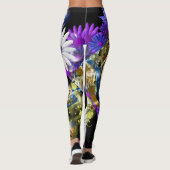 Karneval maskiert diy das Blumenmuster Leggings (Rückseite)