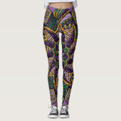 Karneval-Medaillon Leggings (Vorderseite)
