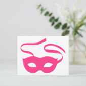Karneval mit Theatermaske Postkarte (Stehend Vorderseite)