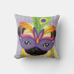 Karneval-Mops Kissen