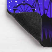 Karneval Nacht Sommermesse schwarz blau Mousepad (Ecke)