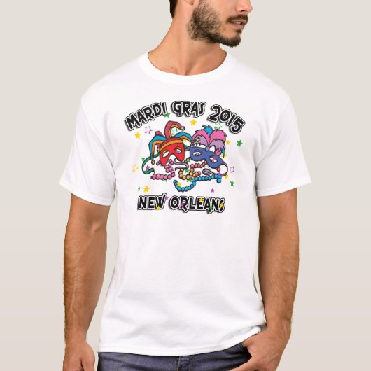 Karneval New Orleans 2015 T-Shirt (Vorderseite)
