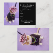 Karneval, New Orleans, Rio de Janeiro Visitenkarte (Vorne/Hinten)