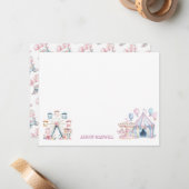 Karneval Niedliche Geburtstag Budget Vielen Dank Mitteilungskarte (Vorderseite/Rückseite Beispiel)