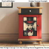 Karneval Noir Abbildung, Vorderseite bildet CG1 De Seidenpapier