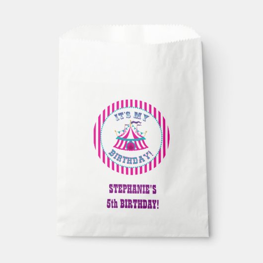 Karneval- oder Circus Custom Party Bags Geschenktütchen (Vorderseite)