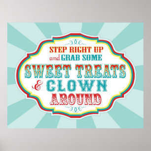 Karneval oder Circus Poster