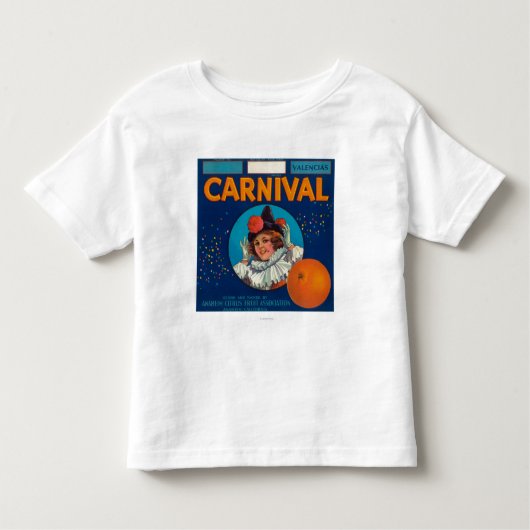 Karneval orange LabelAnaheim, CA Kleinkind T-shirt (Vorderseite)