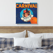 Karneval Orange LabelAnaheim, CA Leinwanddruck (Insitu (Schlafzimmer))