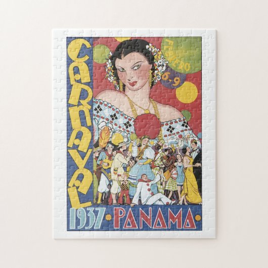 Karneval Panama 1937 Puzzle (Vertikal)