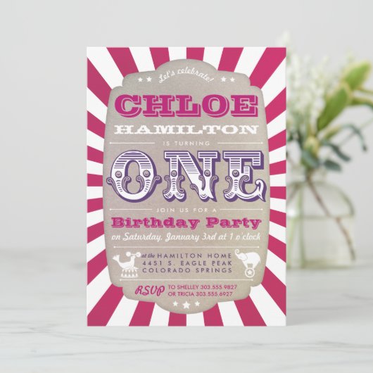 Karneval-Party Einladung (Stehend Vorderseite)