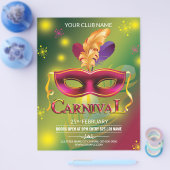 Karneval Party Flyer (Einzeln)