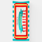 Karneval Party Klassische Vintage Streifen Banner (Vertikal)