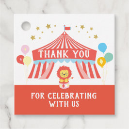 Karneval-Party-Tag, Circus Geschenkanhänger