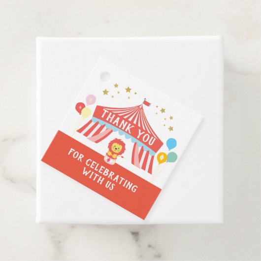 Karneval-Party-Tag, Circus Geschenkanhänger (Beispiel)