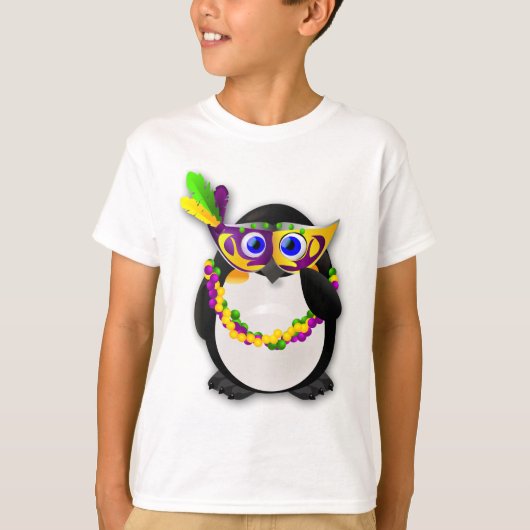 Karneval-Pinguin T-Shirt (Vorderseite)