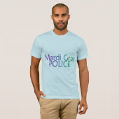 Karneval-Polizei T-Shirt (Vorne ganz)