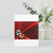 Karneval Postkarte (Stehend Vorderseite)