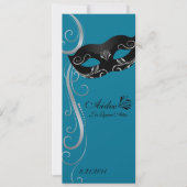 Karneval-Quitte Einladung (Vorderseite)