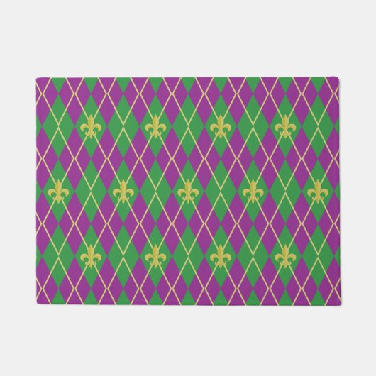 Karneval Raute Doormat Fußmatte (Vorderseite)
