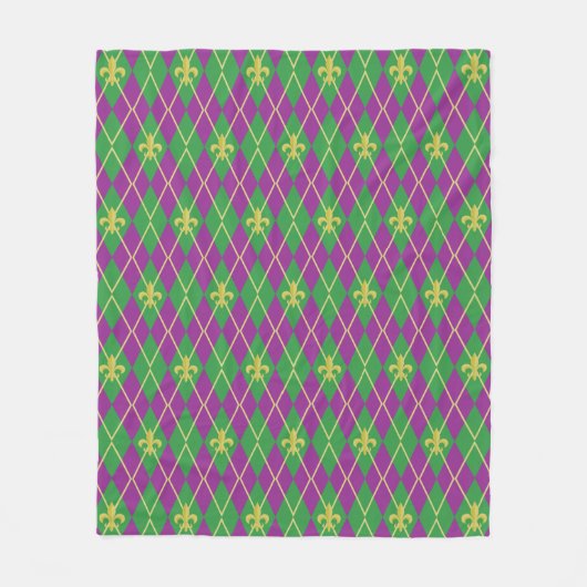 Karneval Raute Fleece Blanket (Vorderseite)