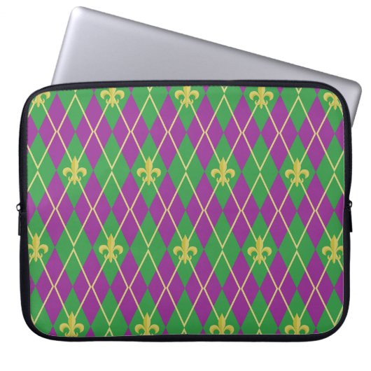 Karneval-Raute Laptopschutzhülle (Vorderseite)