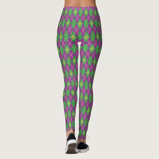 Karneval-Raute Leggings (Rückseite)