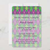 Karneval-Raute Party Einladung (Vorderseite)