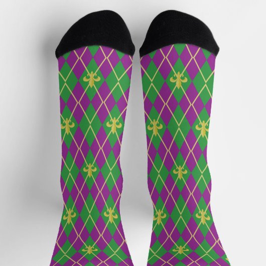 Karneval-Raute Socken (Oben)