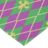 Karneval-Raute Tischdecke (Schrägansicht)