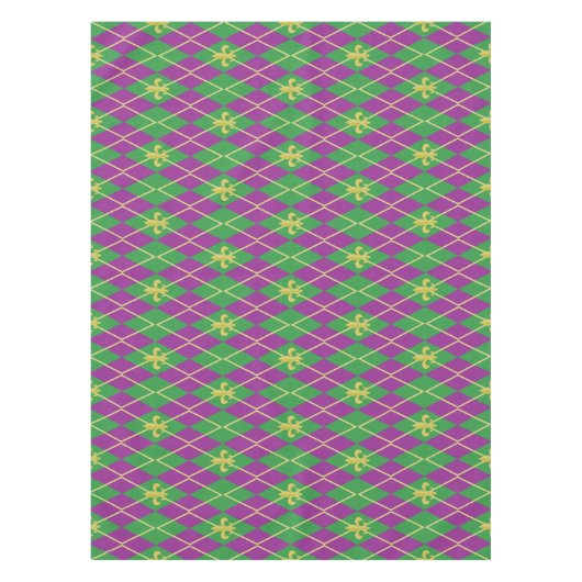 Karneval-Raute Tischdecke (Vorderseite)