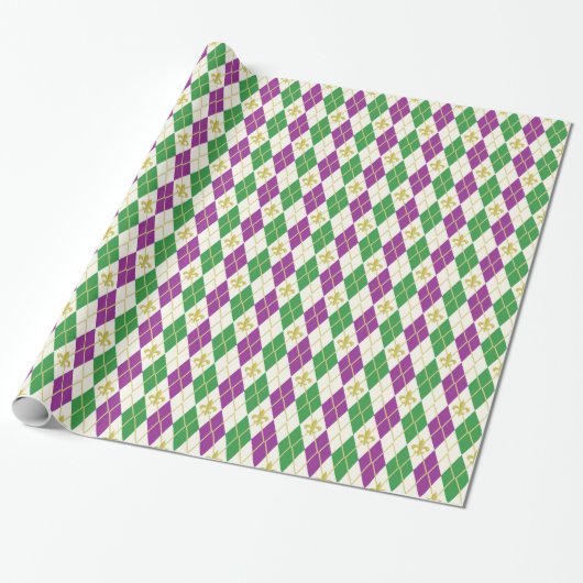 Karneval-Rauten-Verpackungs-Papier Geschenkpapier (Ungerollt)