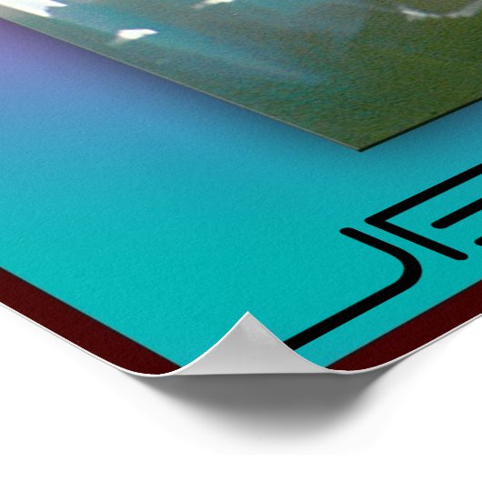 Karneval-Rose Poster (Ecke)