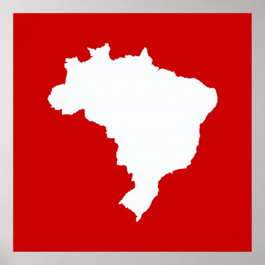 Karneval Rotes festliches Brasilien in Emporiomoff Poster (Vorne)