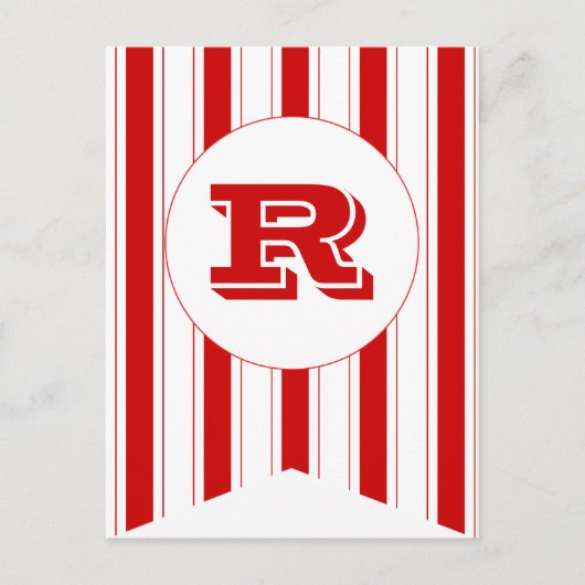 Karneval Rotes Party Flag Bunting Banner Post Card Postkarte (Vorderseite)