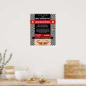 Karneval Sommermesse PTA Schule Spendenposter Poster (Küche)