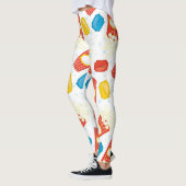 Karneval Spaß: Popcorn & Ticket Print Leggings (Links)