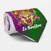 Karneval-Spaßvogel-Jokeransicht deutet bitte an Krawatte (Gerollt)