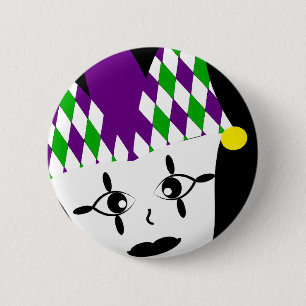Karneval-Spaßvogel-Party-Knopf Button